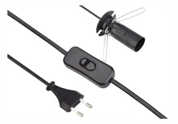 USA Salt Lamp Cords With Rotary Dimmer Switch and E12 LampHolder Socket - Image 3