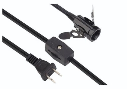 usa-plug-salt-lamp-cords-with-rotary-switch-e12-butterfly-clip-lampholder-socket USA Salt Lamp Cords With Rotary Switch and E12 Butterfly Clip LampHolder Socket