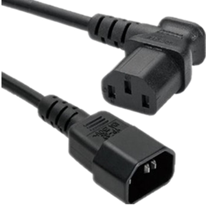 IEC C14 to C13 Power Extension Cable, IEC60320 PDU UPS Jumper Cord - Image 3