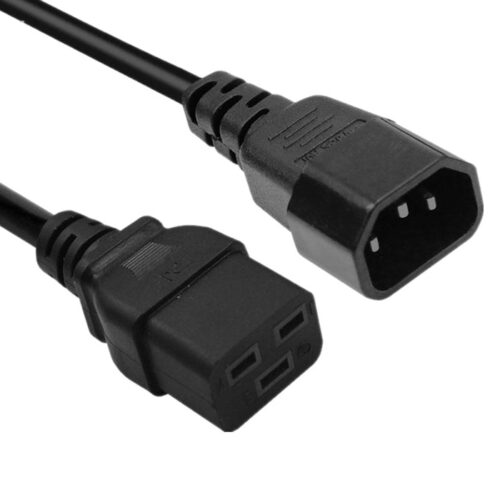 IEC C14 to C19 Power Cord, 10A/16A IEC60320 PDU UPS Server Jumper Cable