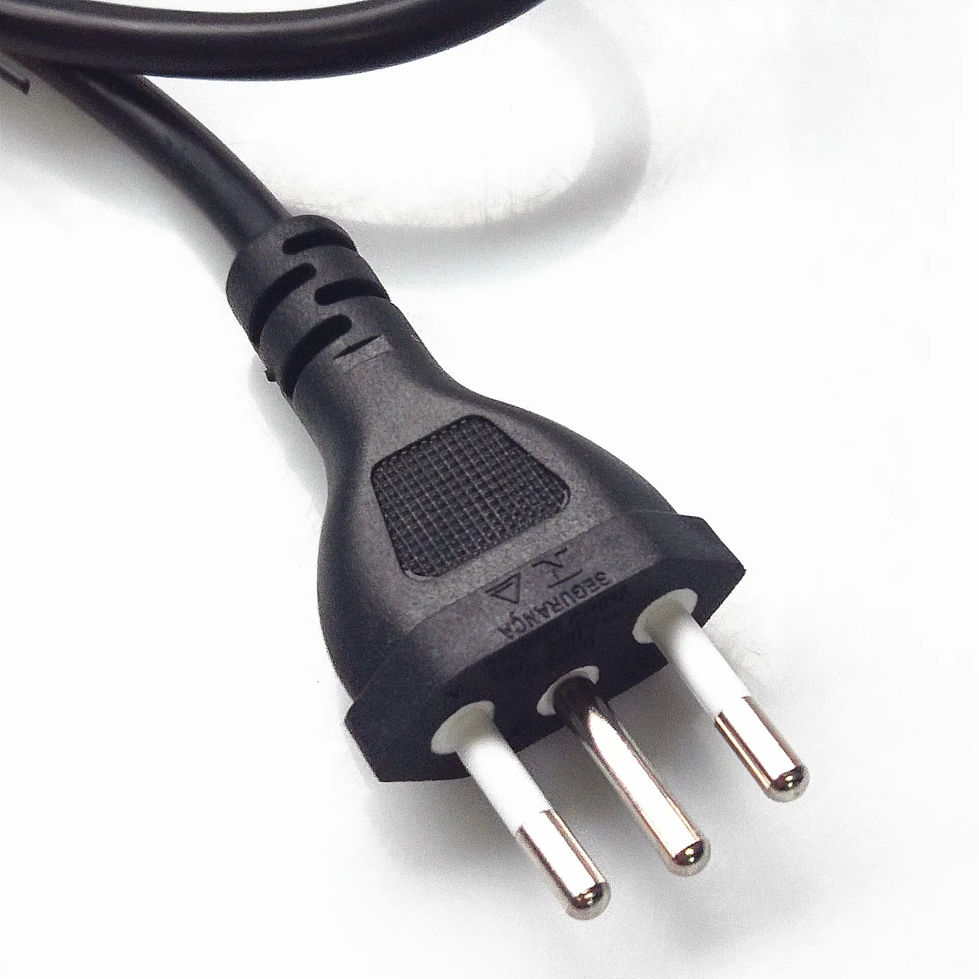 Brazil Power Cords, NBR 14136 Plug, Type N, 3 Poles, INMETRO Certied ,Brazil Power Cord, 20 A 250 V 3 Prong 3 Wire With Grounding Plug Standards ABNT NBR NM 60884-1 NBR 14136 - Image 2