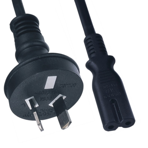 2-Pin Plug To C7 Figure 8 Connector. 7.5A. SAA Approved