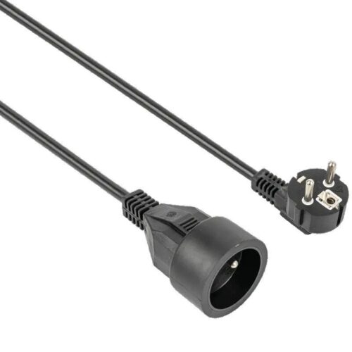 Europe Extension Cords, Europe CEE 7/7 Angle Schuko EU1-15P plug to France CEE 7/3 EU1-16R Socket Outlet, 16A 250V, IP20