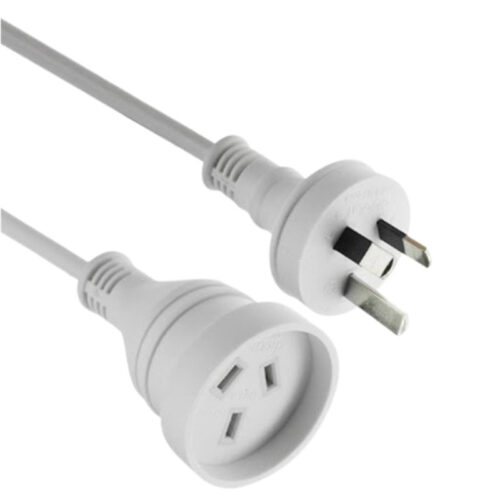 Australia Extension Cords, Australia AS/NZS 3112 plug to Australia AS/NZS 3112 Socket Outlet, 10A 250V, IP20