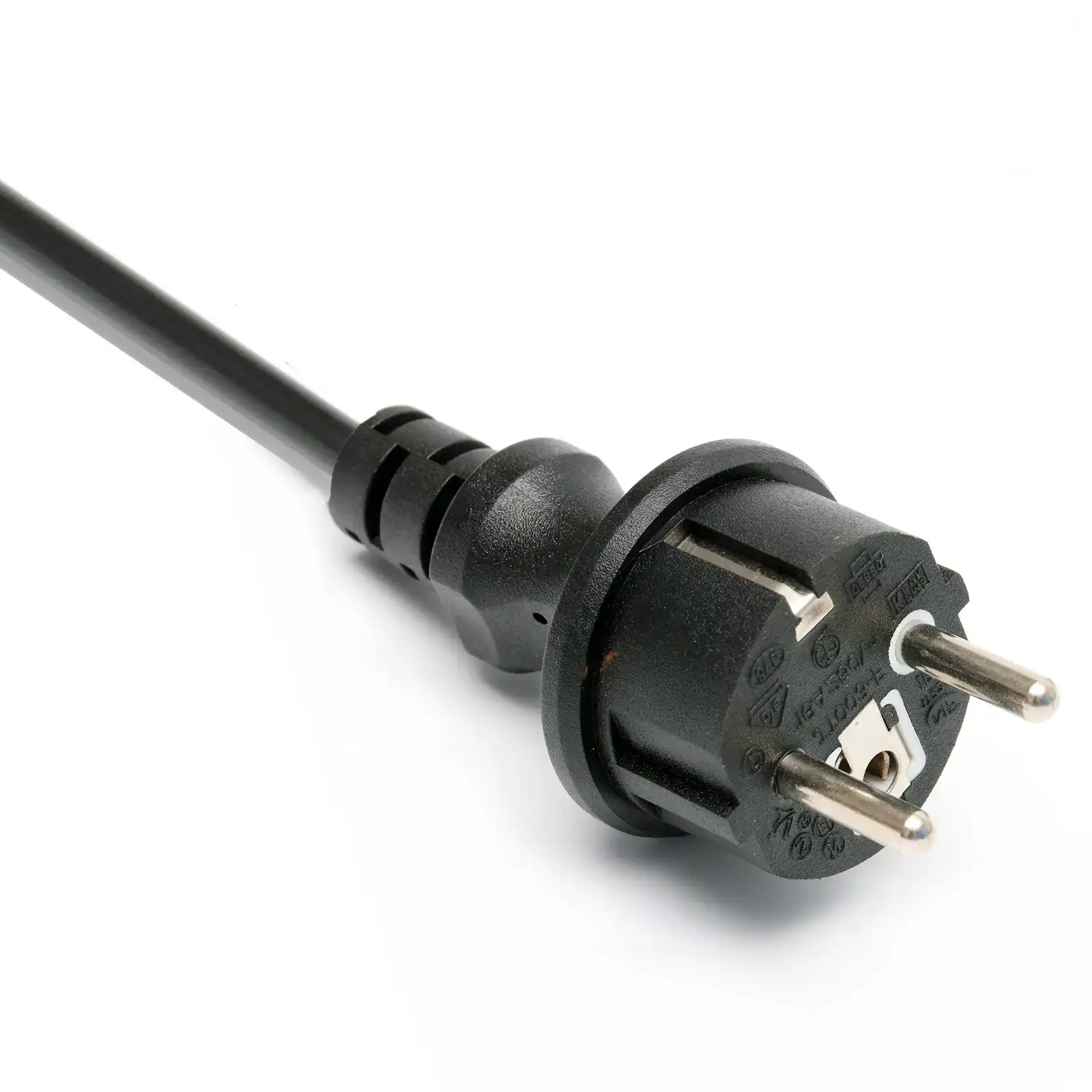 European Waterproof Power Cord CEE 7/7 Schuko Plug IP44,16A 250V,3-Wire Grounded,VDE Certified