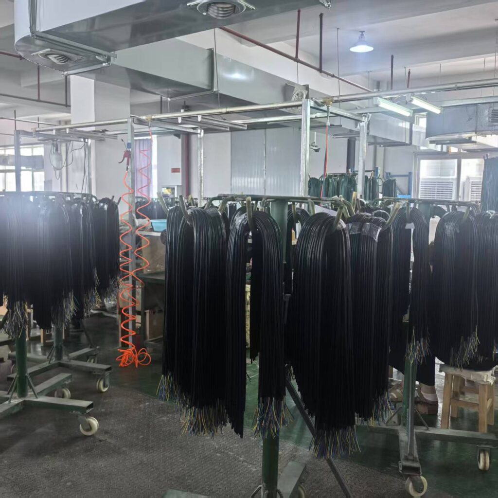 Ningbo Niuteng power cord manufacturing workshop OEM ODM