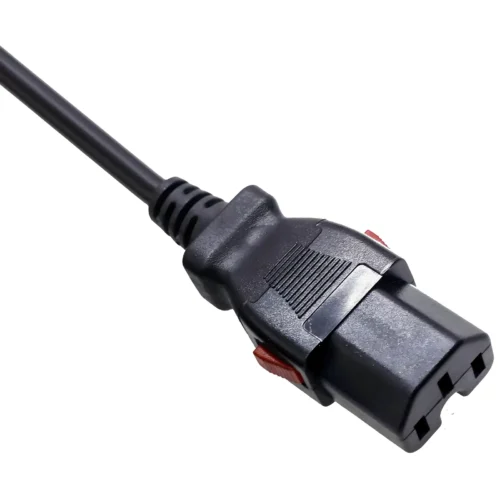 IEC 60320 C15 Z Lock Connector, 120℃ Locking C15 Female Coupler