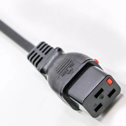 IEC 60320 C19 A Lock Connector, 16A 250V Tool-Free Locking C19 Coupler