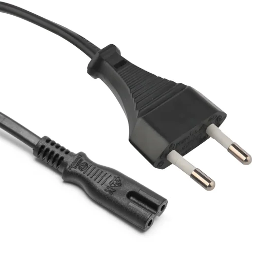 Europlug to IEC 60320 C7 Power Cable | CEE7/16 Plug to IEC 320 C7 Connector| VDE Certified AC Power Cords