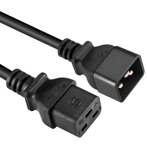 IEC C20 to C19 Power Cords | 16A 250V | For High-Power Servers & PDUs