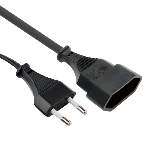 2.5A-CEE-7-16-Europlug-Extension-Cable Custom CEE 7/16 Europlug Extension Cord