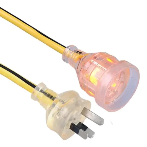 SAA Certified Australian Extension Cord With Lighted End Heavy Duty 10A 250V Custom Length & Color